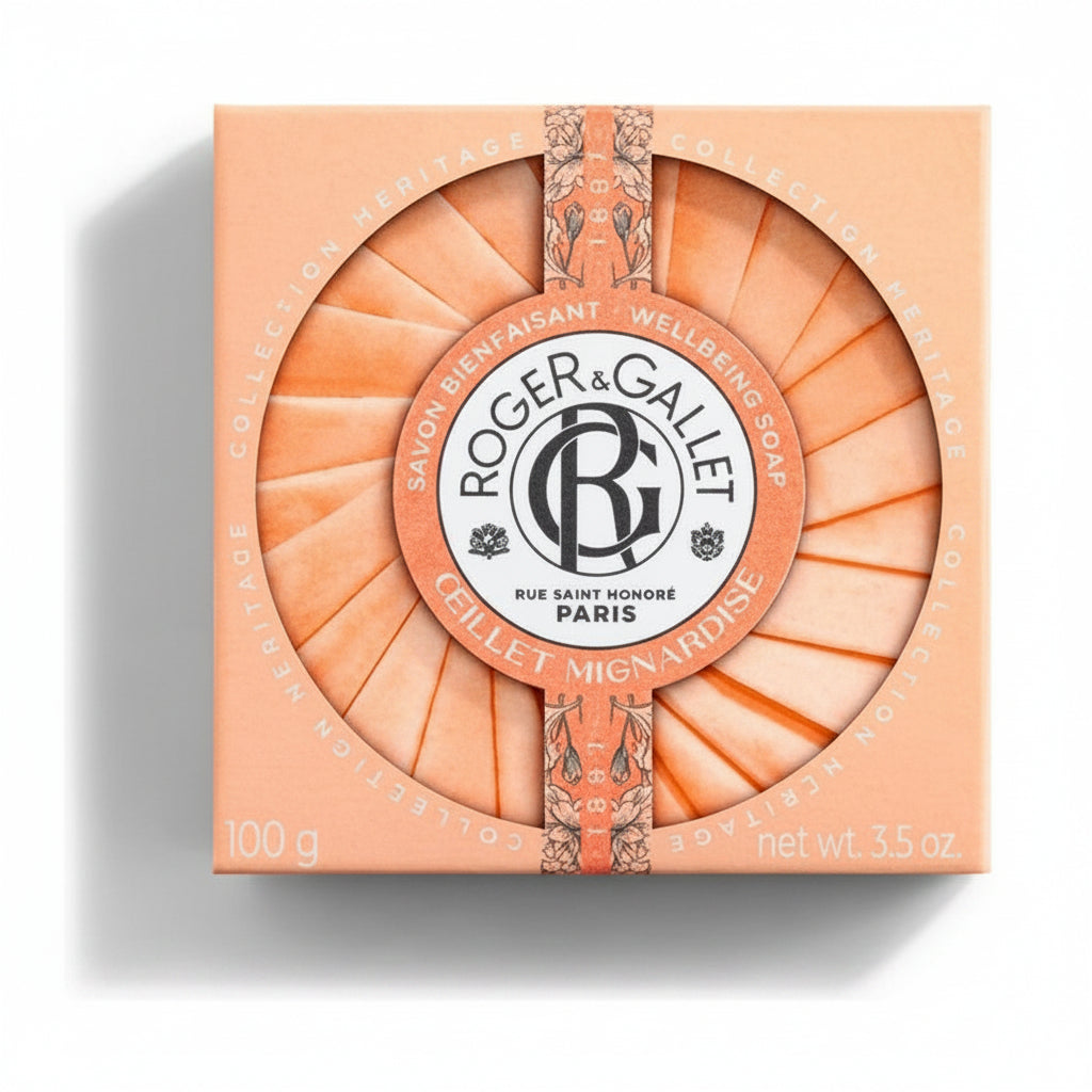Roger & Gallet Carnation Wellbeing Soap 3.5oz