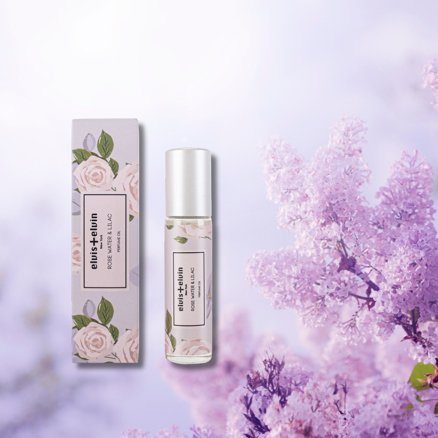 Rose water & Lilac Perfume Oil by elvis+elvin