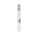 White perfume travel spray vial with metal nozzle