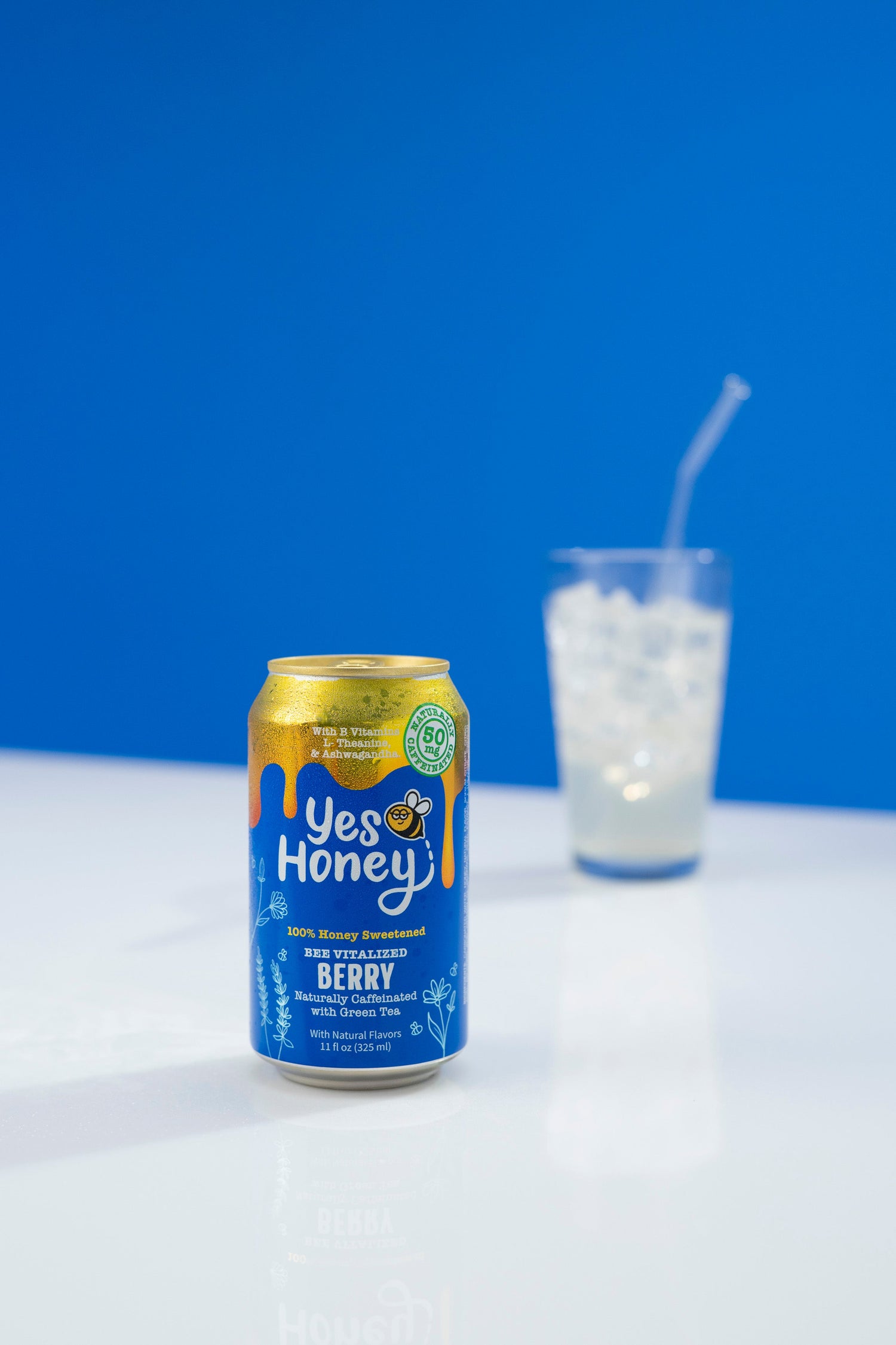Yes Honey Sparkling Honey Sweetened Berry Tea Case