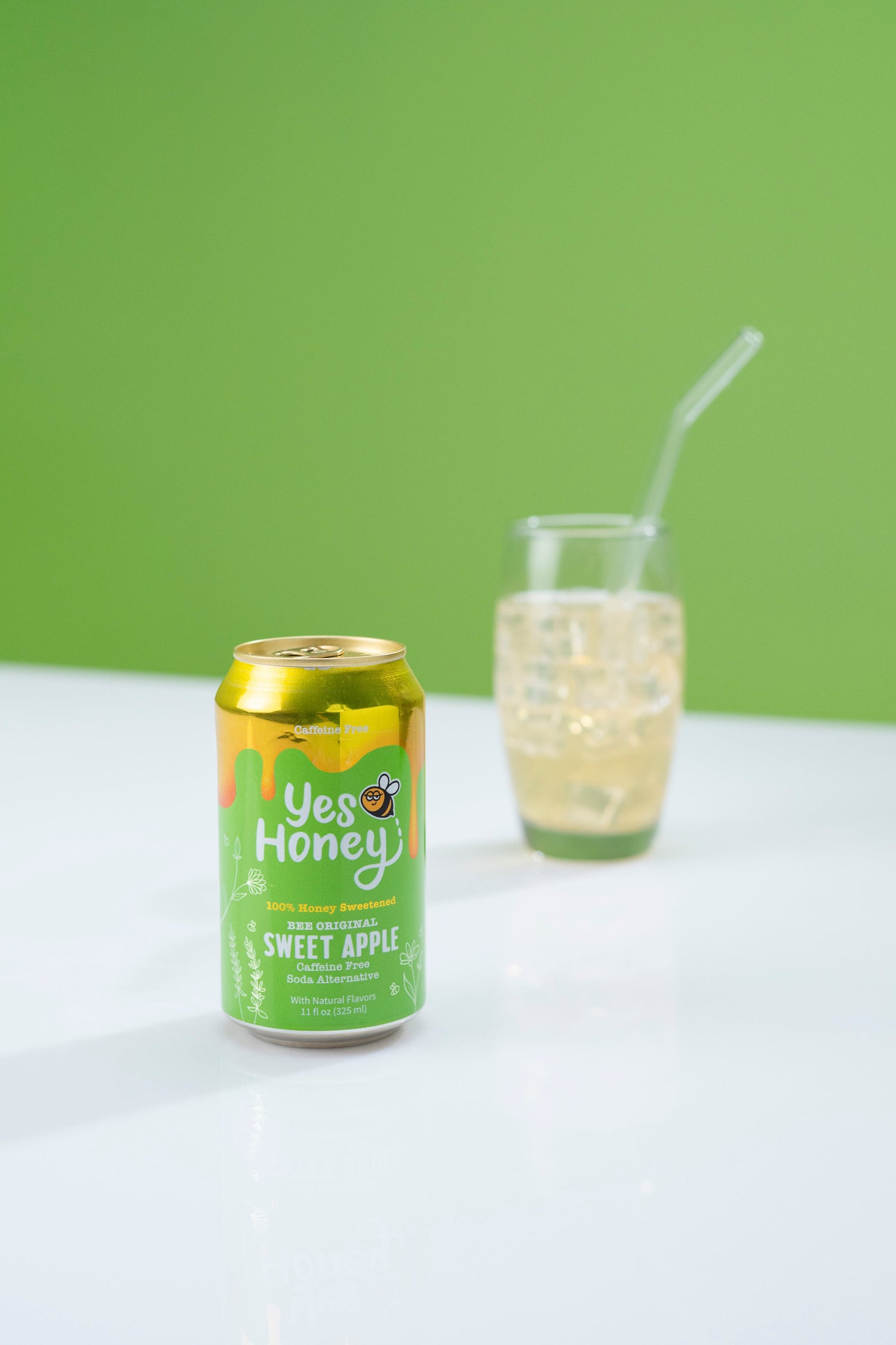 Yes Honey Sparkling Honey Sweetened Apple Soda Case