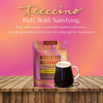 Instant cacao + 5 prebiotic coffee pouch with dark mug of drink