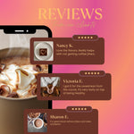 Miraculous Mushrooms Cacao+5 prebiotic coffee pouch with customer review cards