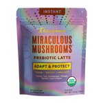 Instant herbal latte prebiotic pouch with adapt & protect label and USDA Organic seal