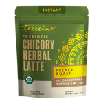 Instant herbal latte pouch, prebiotic chicory and French roast
