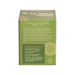 Green roasted chicory herbal tea box, prebiotic, 10 tea bags, 3x more herbs badge