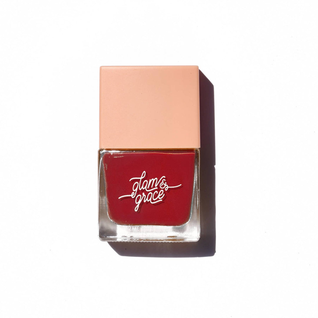 Glam & Grace Nail Polish - Crimson