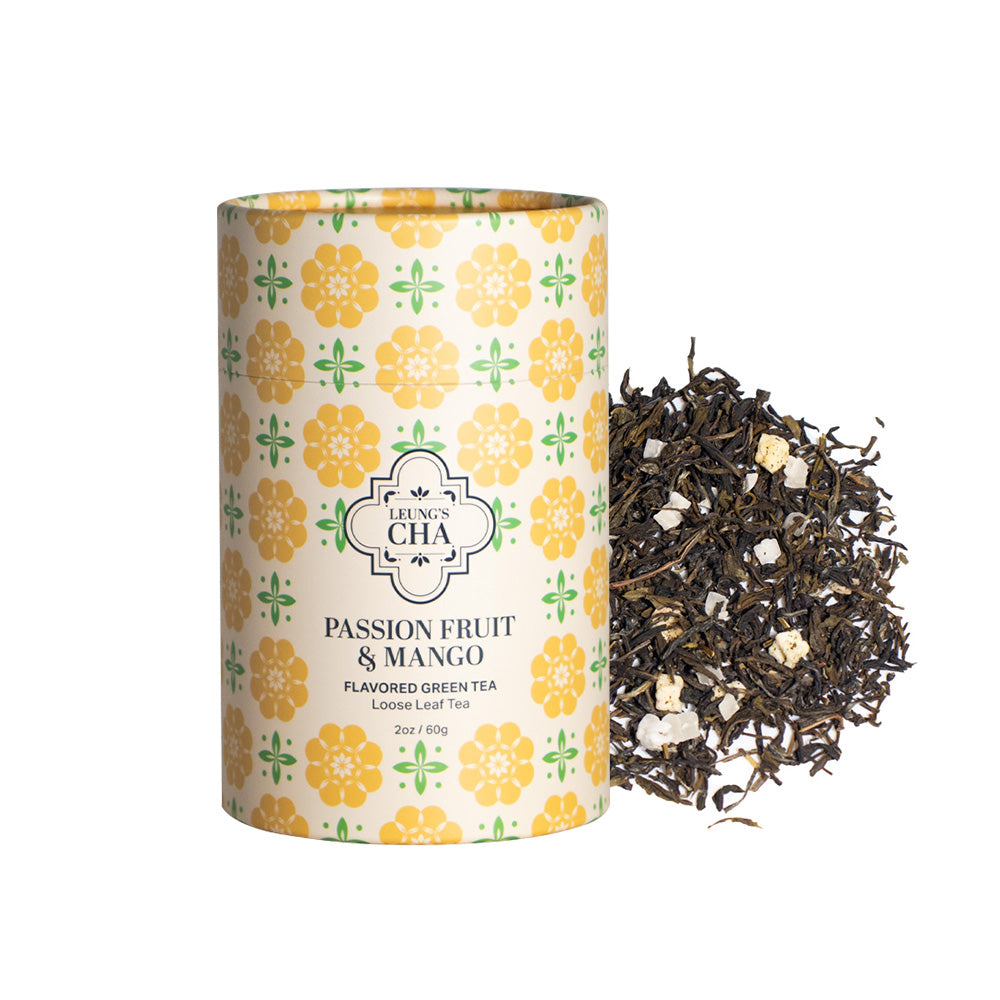 Leung's Cha Passion Fruit Mango Green Tea