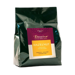Hazelnut chicory herbal coffee pouch in shiny dark outer wrap