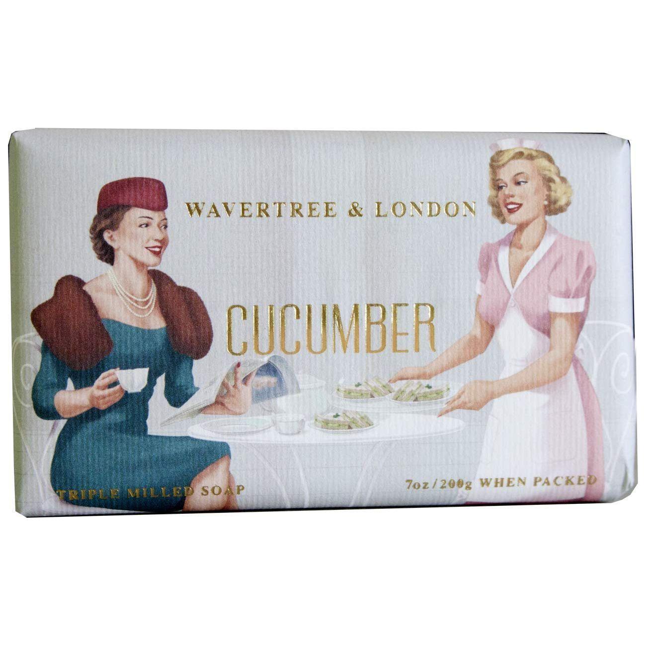 Wavertree & London Cucumber Luxury Soap Bar 7 Oz