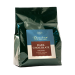 Organic dark chocolate prebiotic herbal coffee pouch, caffeine-free and acid-free