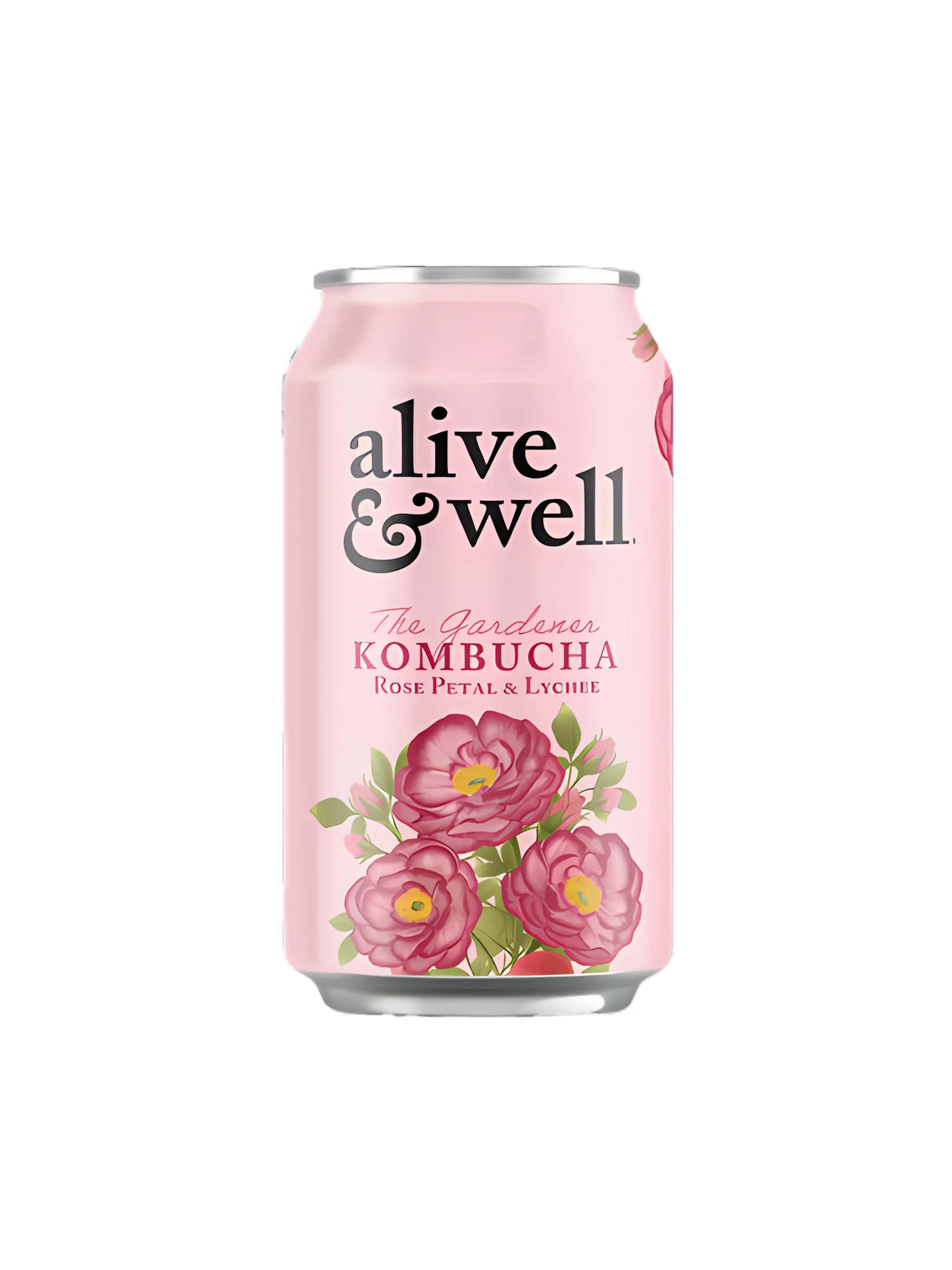 Alive & Well Rose Petal & Lychee Kombucha