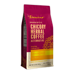Hazelnut chicory herbal coffee pouch, organic herbs, all-purpose grind, 11 oz