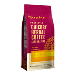 Hazelnut chicory herbal coffee pouch, medium roast, ground, acid-free, caffeine-free