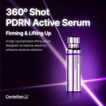 Centellian24+ PDRN active serum bottle with metallic lavender finish