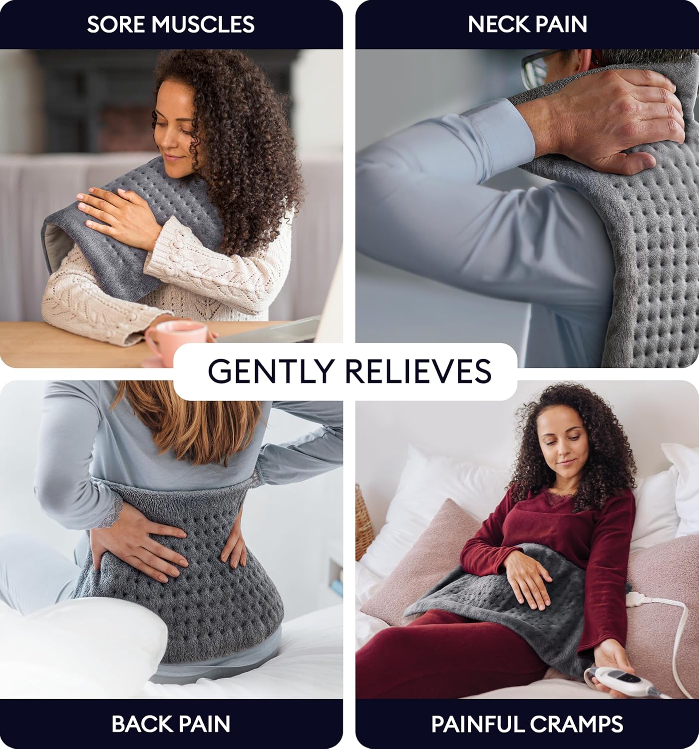 Heating Pad XL, Tabby Gray