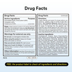 Drug Facts label for Abib Quick Sunstick protection bar SPF50+ with directions