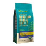 Teecino prebiotic dandelion herbal coffee alternative pouch, blueberry vanilla flavor