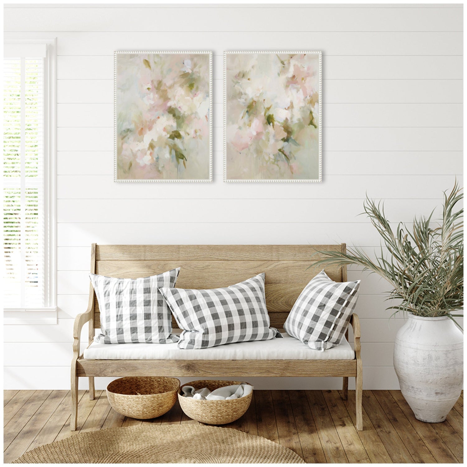Bloom No. 1 & No. 2 2 Piece Framed Canvas Wall Art Set by Amy Lighthall