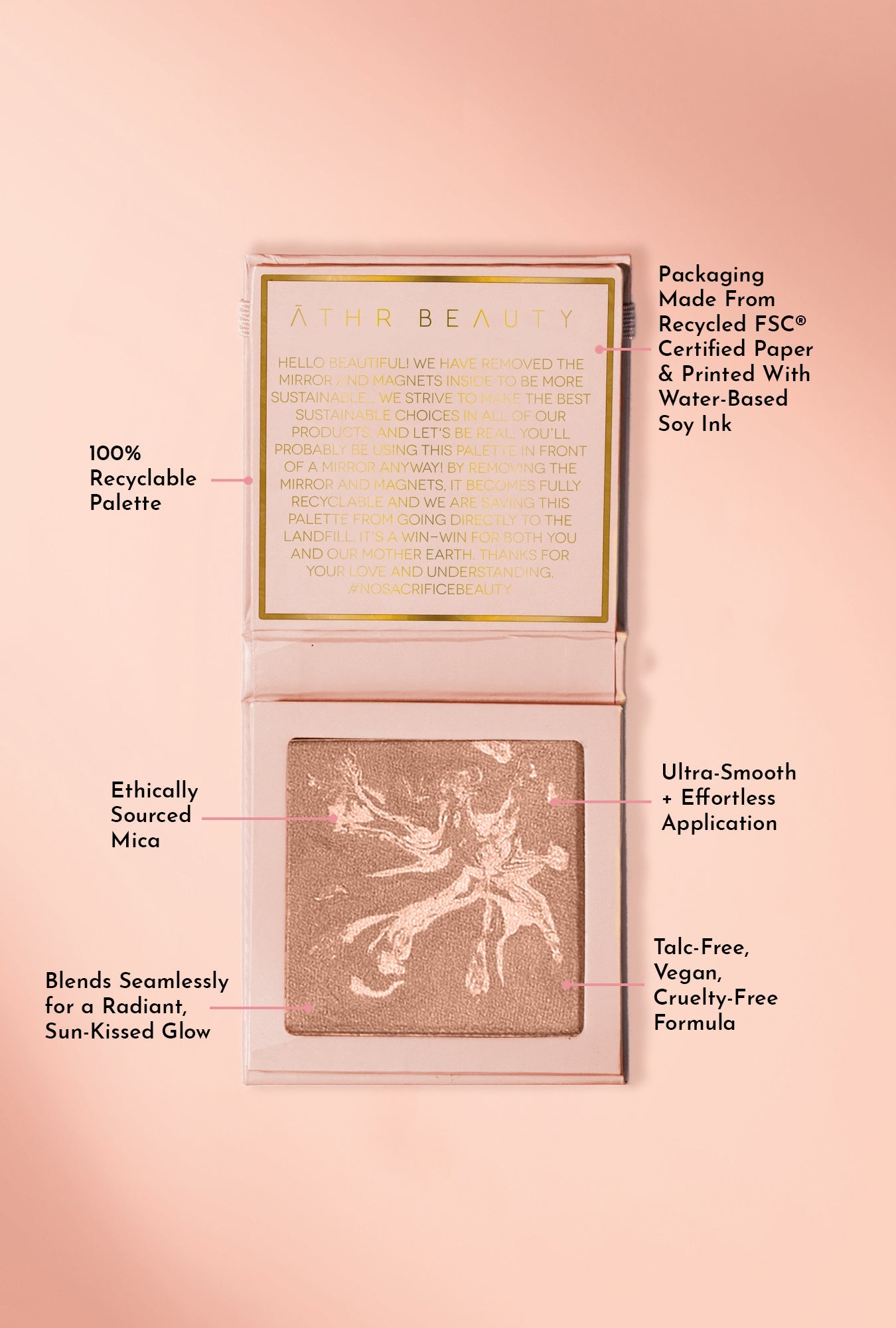ĀTHR Beauty Diffused Reflections Bronzing Powder