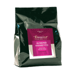 Almond amaretto chicory herbal coffee pouch with front label