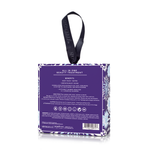 Back panel of Blackberry body wash buffer box with barcode label