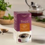 Teecino Mediterranean Blend herbal tea box, Caramel Nut, 25 tea bags.