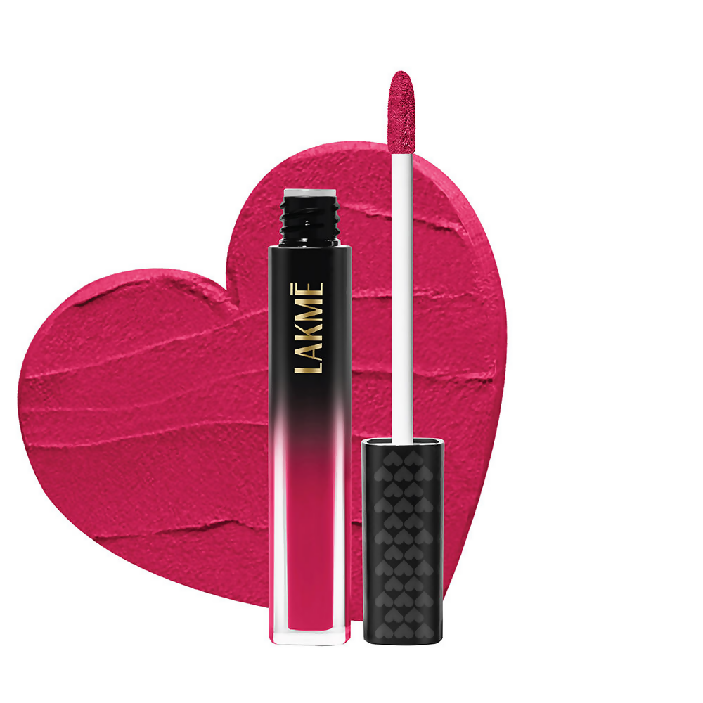 Lakme Xtraordin-Airy Velvet Matte Lip Mousse - Right Swipe Pink