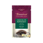 Front prebiotic chicory herbal coffee pouch with chocolate peppermint light roast label