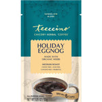 Teecino Holiday Eggnog herbal coffee pouch, brews 6 cups, medium roast