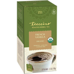 Teecino French vanilla roasted herbal tea box, USDA organic, caffeine-free