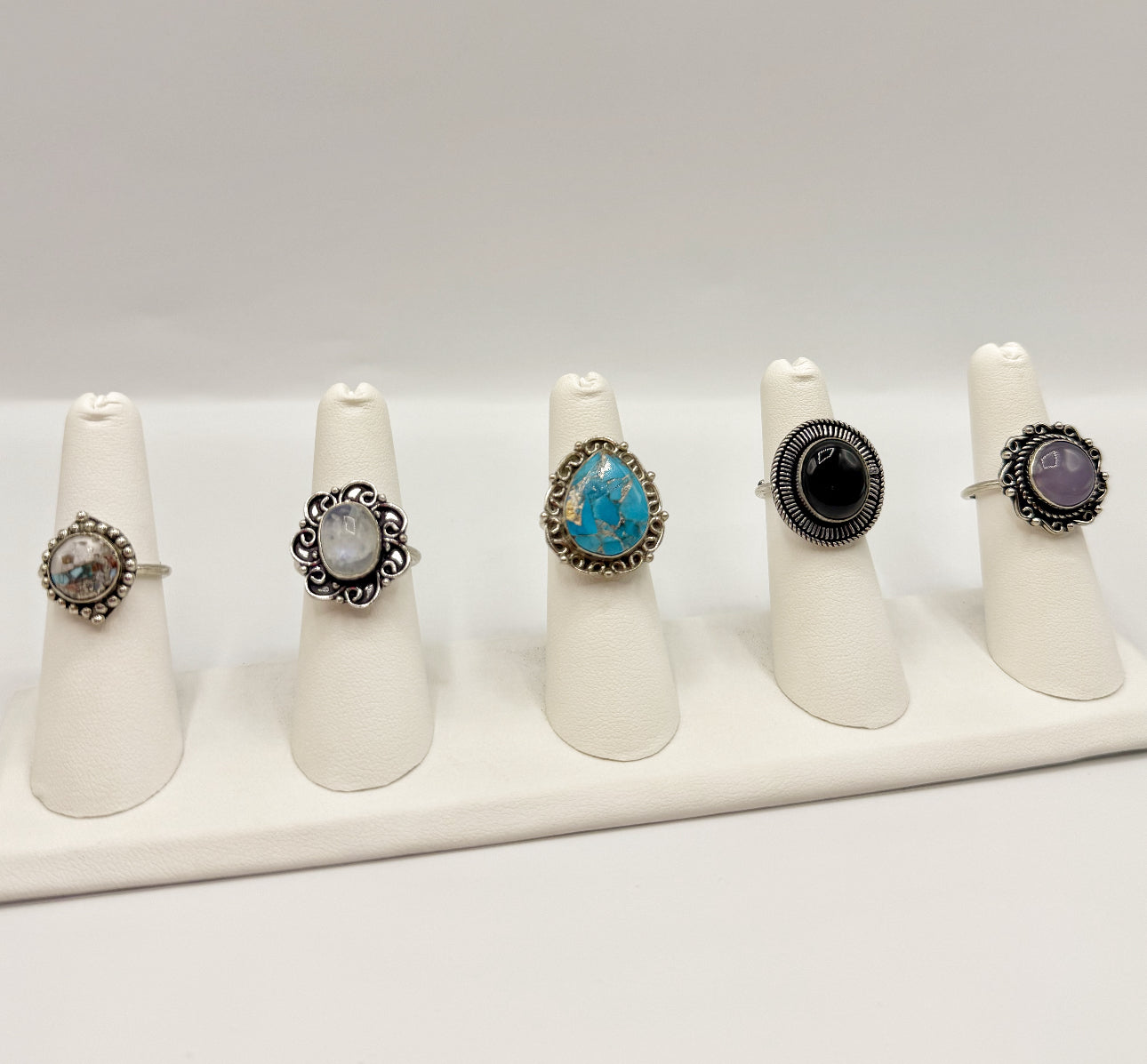The Serenity Set Adjustable Rings - Lux Lovely