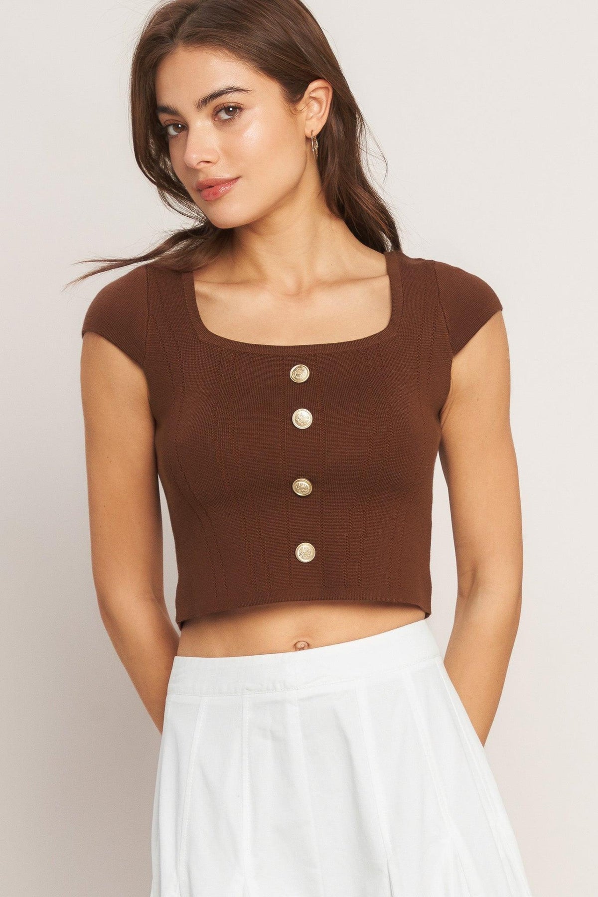 EFFORTLESS FIT SWEATER KNIT TOP