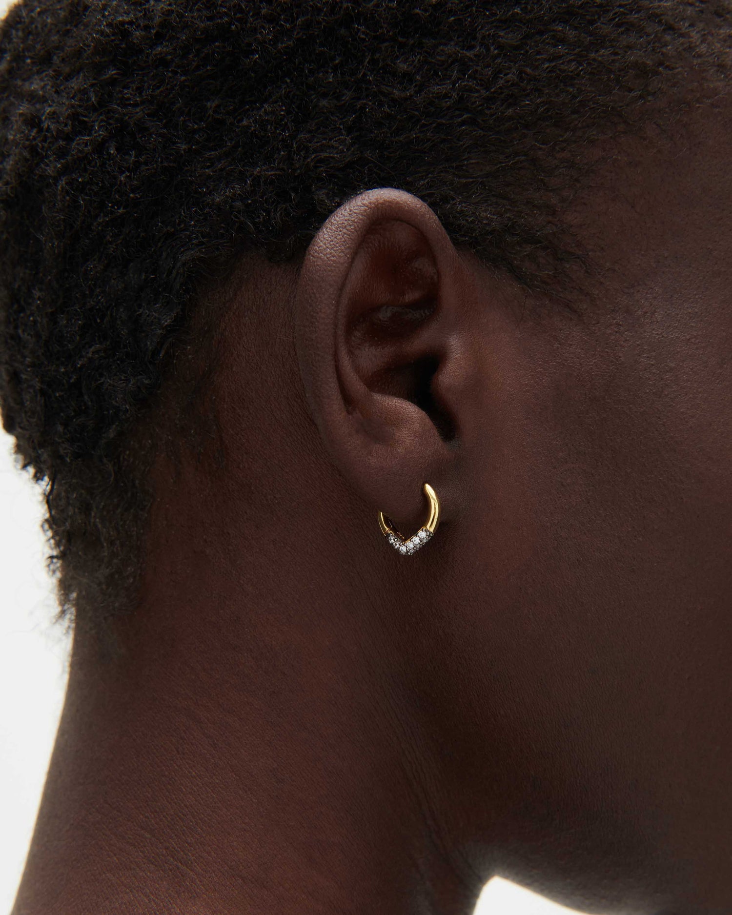 Micro Kai Huggie Earring