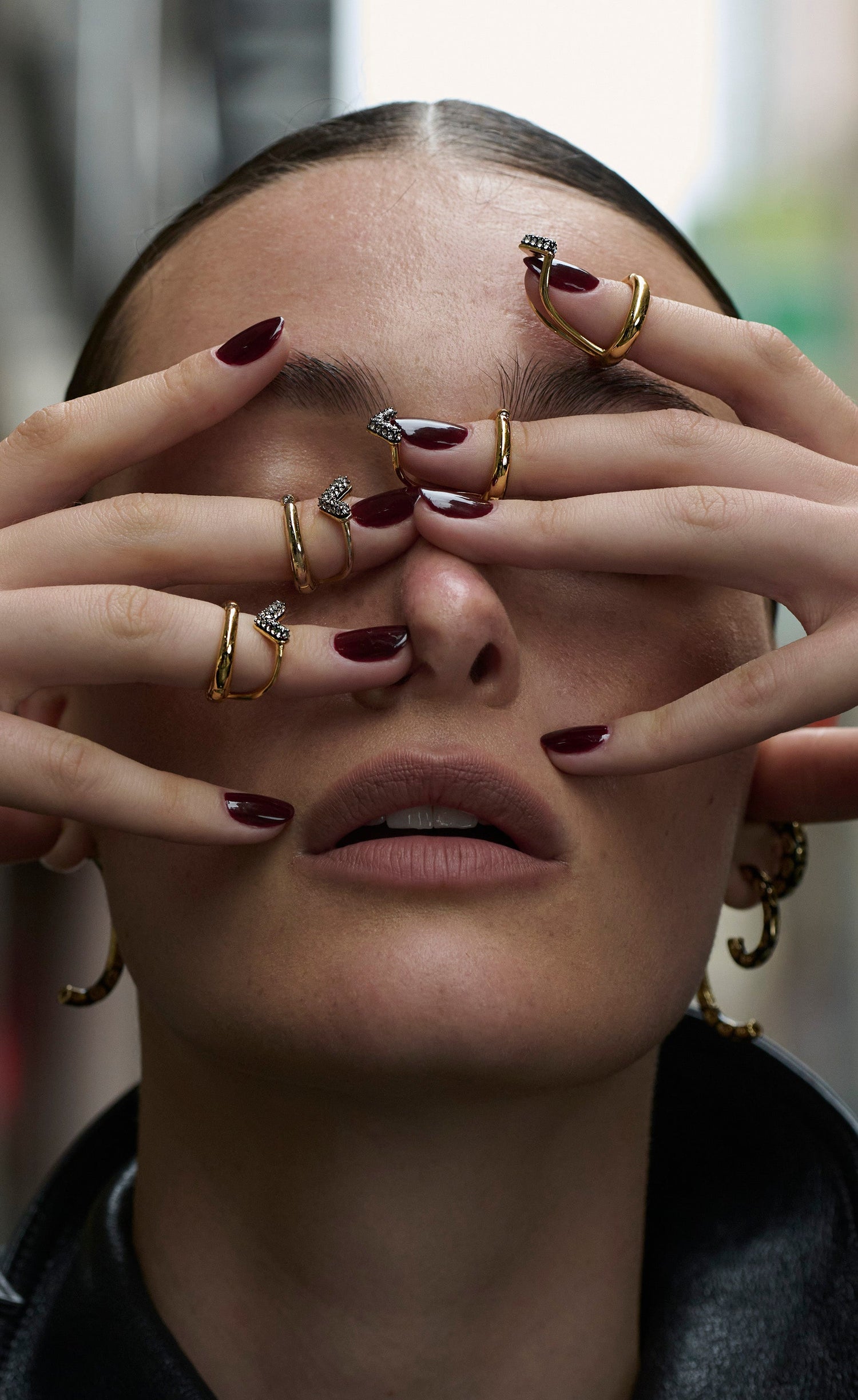 Amina Nail-Crown Ring