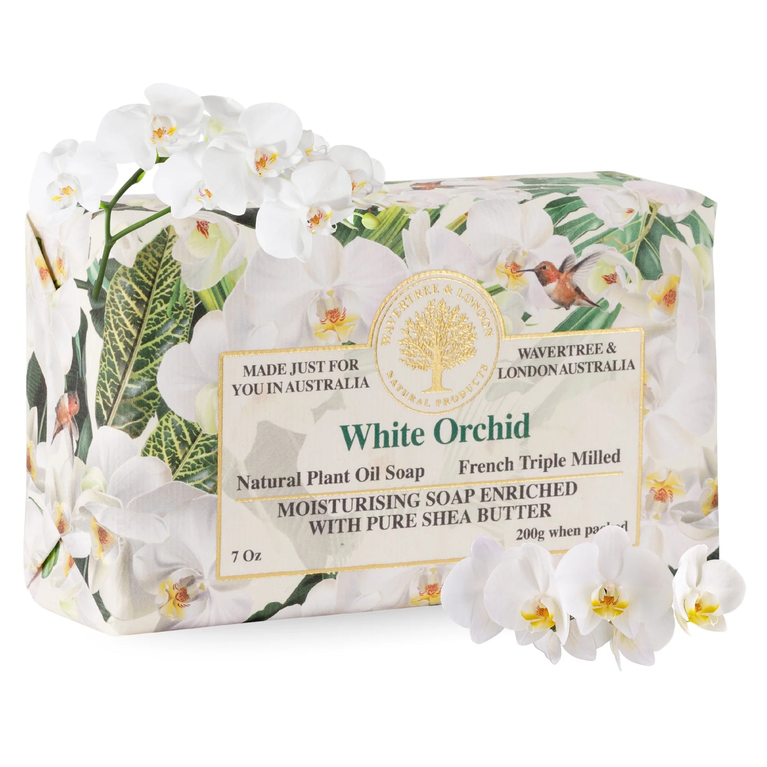 Wavertree & London Honey Australia White Orchid Soap 7 Oz