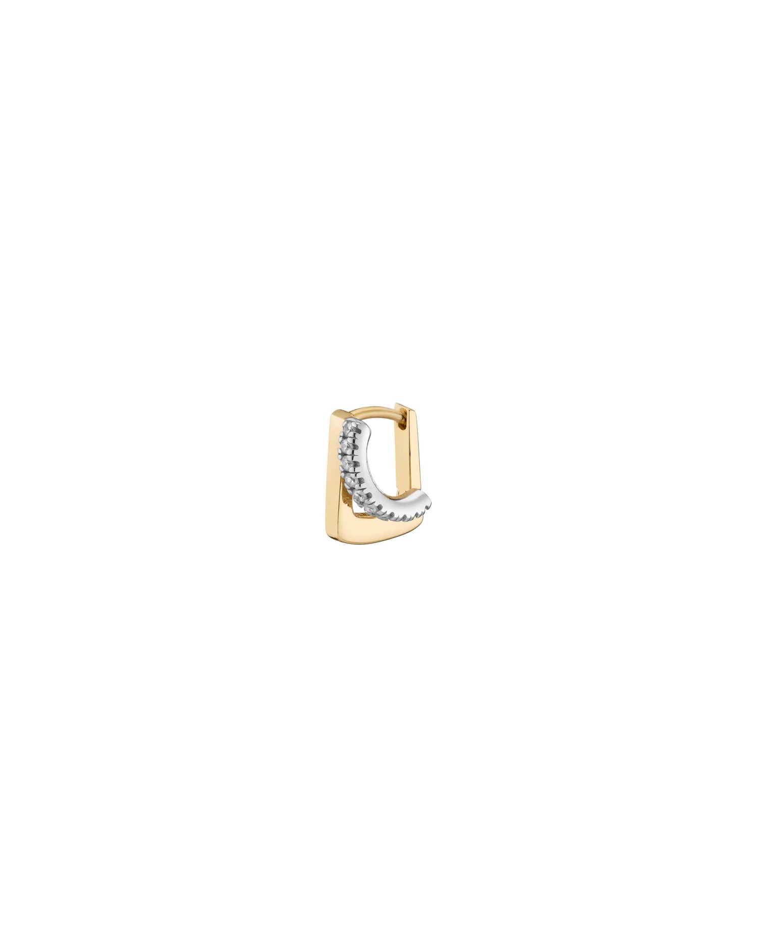 Micro Pavé Tina Huggie Earring