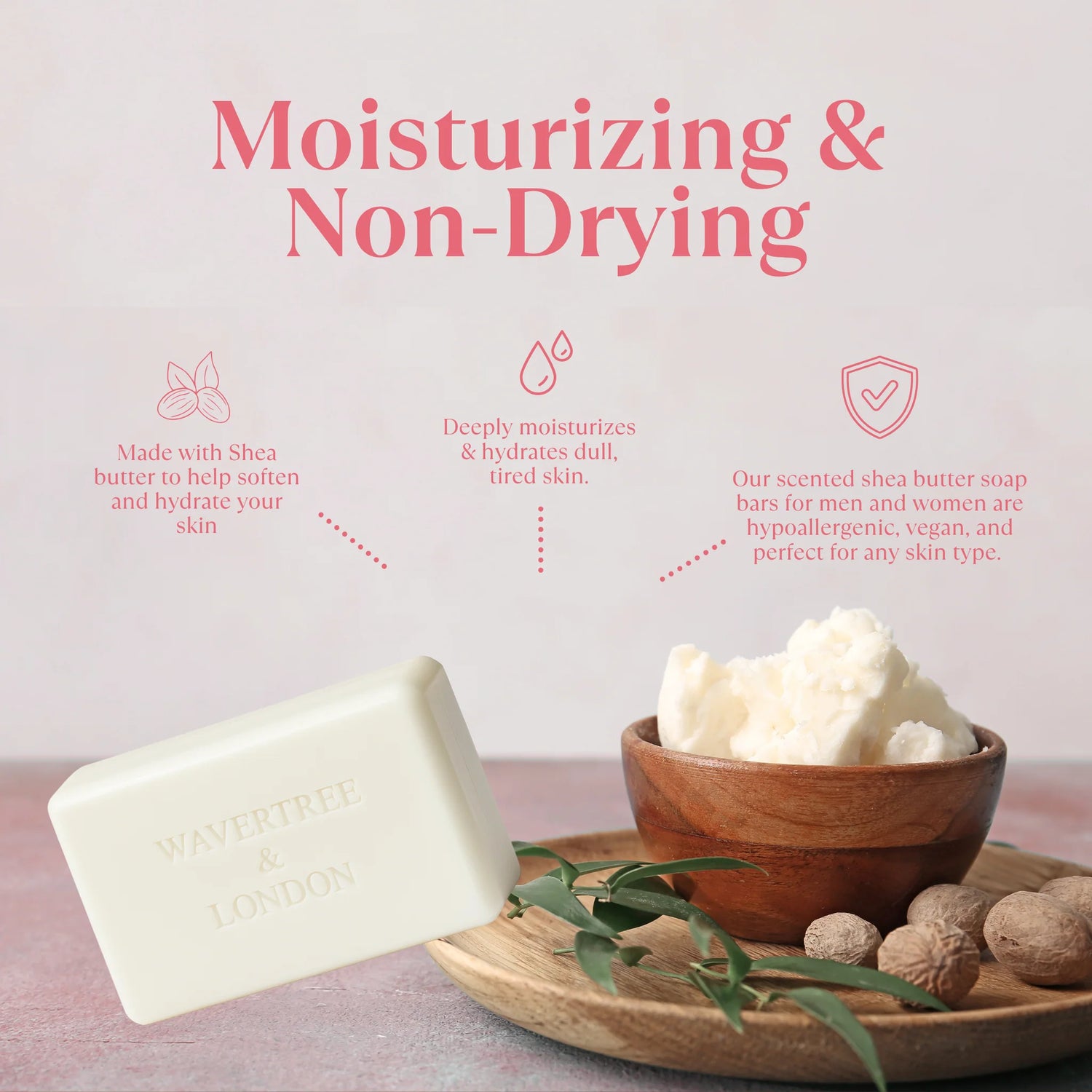 Wavertree & London Strawberry Shake Soap Bar 7 Oz