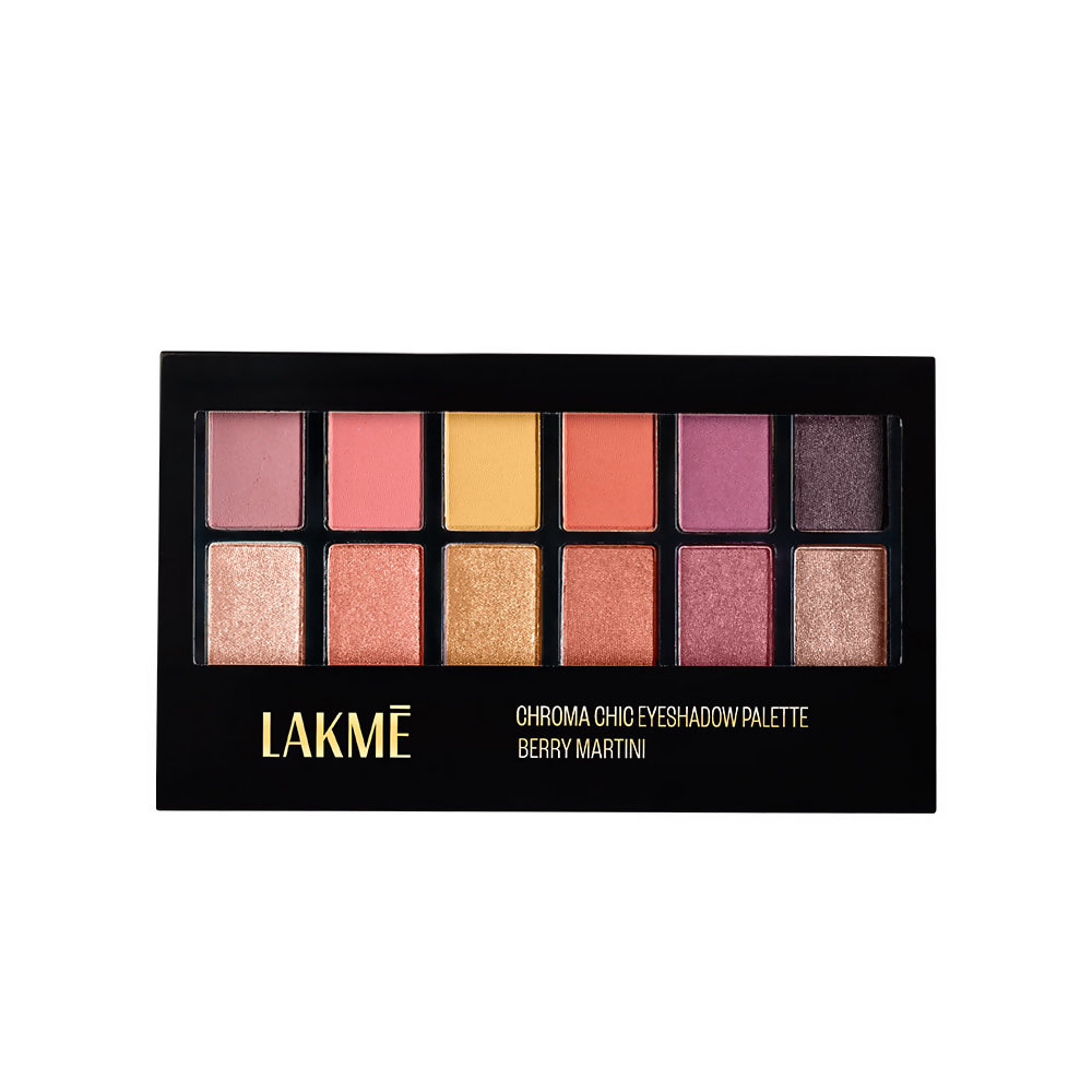 Lakme Glitterati Chroma Chic Eye Shadow Palette - Sundowner