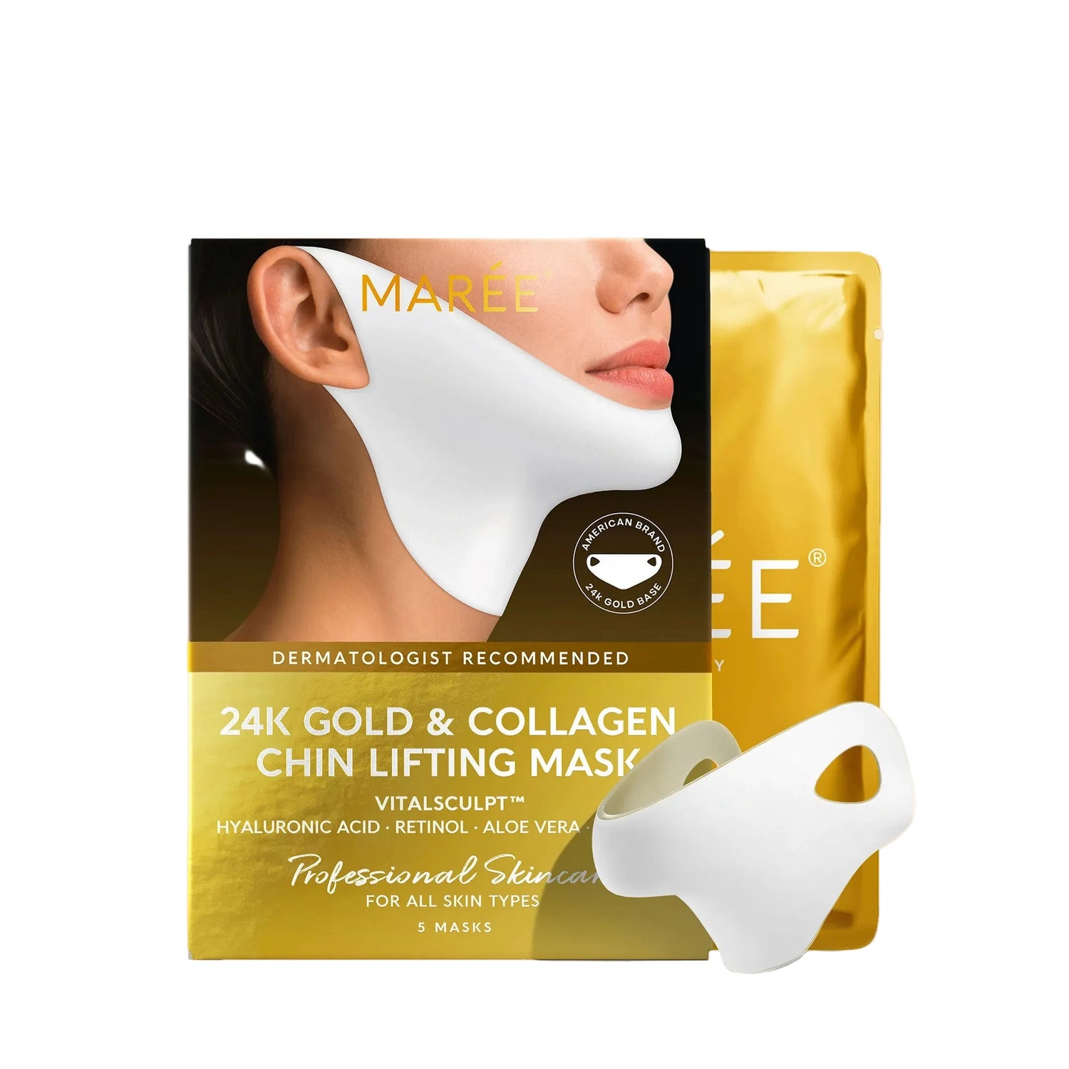 24K Gold V-Line Lifting Mask