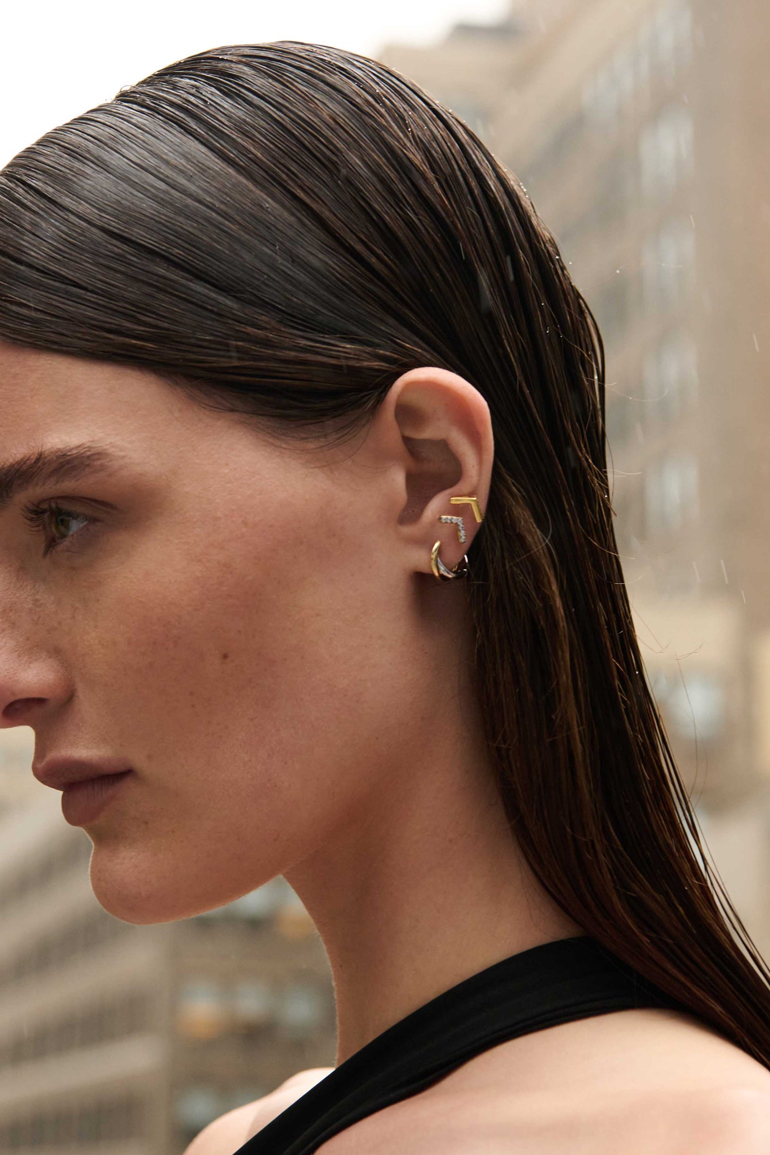 Micro Jude Huggie Earring
