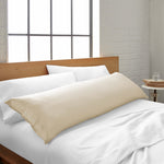 Cooling bamboo body pillowcase in ivory