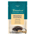Teecino Holiday Eggnog herbal coffee pouch, medium roast, caffeine-free, probiotic