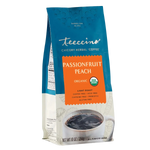 Teecino Passionfruit Peach herbal coffee blend pouch, light roast, 10 oz all-purpose grind.