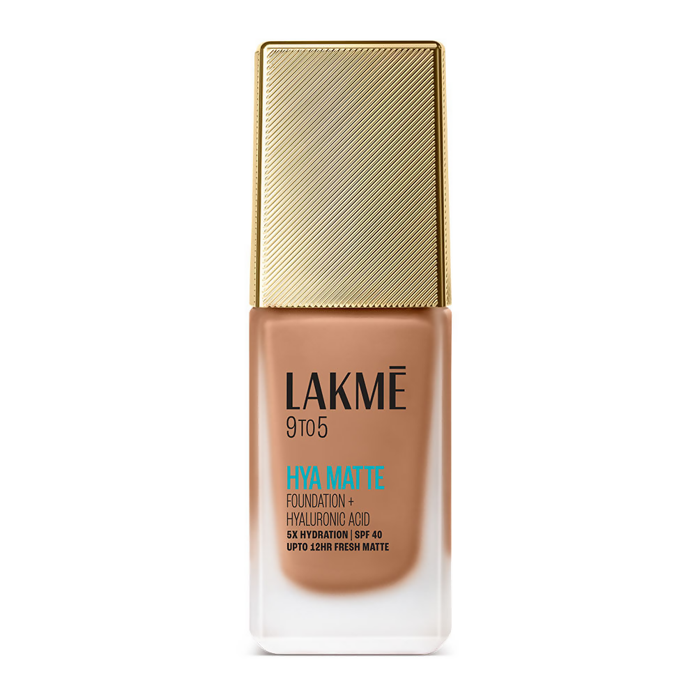 Lakme 9to5 Hya Matte Foundation + Hyaluronic Acid - Neutral Chestnut