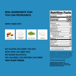 TruBar cocoa for coconuts protein bar packaging with ingredients and nutrition facts panel