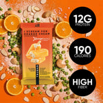 TRUBAR 'I Scream for Orange Cream' protein bar with orange slices and 12g protein badge