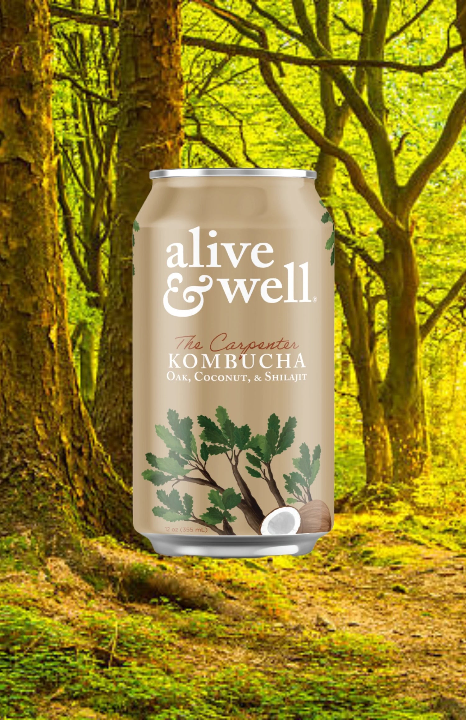 Alive & Well Oak & Coconut Kombucha Organic