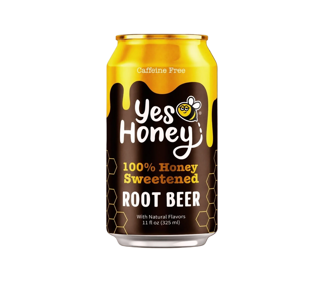 Sparkling Honey Sweetened Root Beer Soda Case