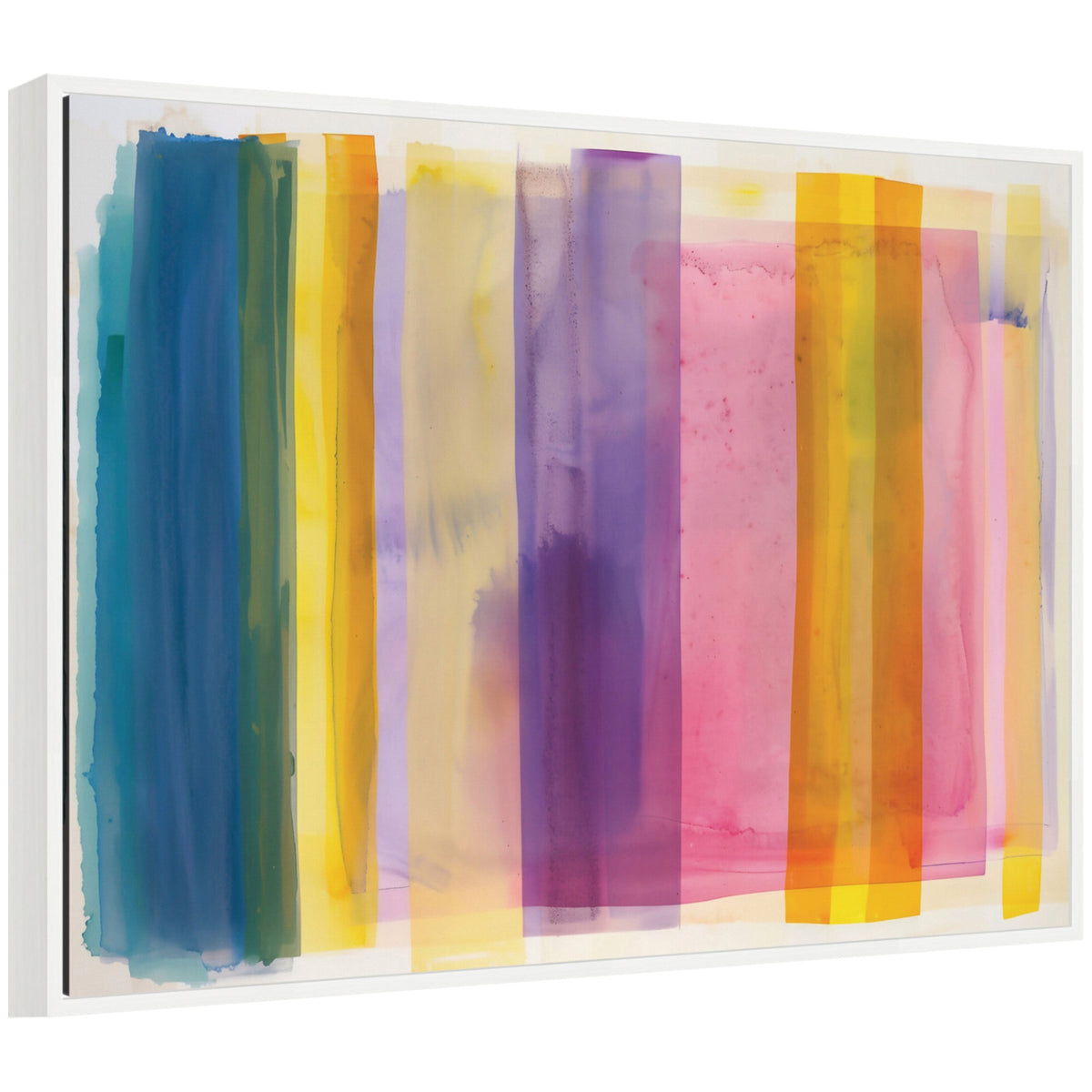 Sylvie Vibrant Lines II Framed Canvas by Amy Lighthall
